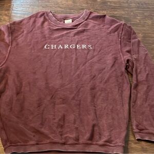 Chargers Women's Crew Neck Sweater - Maroon